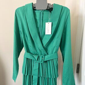 Green Blazer dress